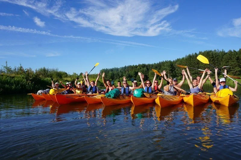 Однодневный сплав с одной ночевкой.